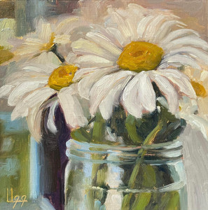 Daisies on Gold