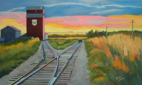 Sunset on the Rails