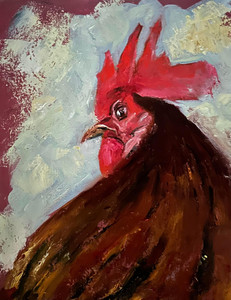 Angry  Rooster