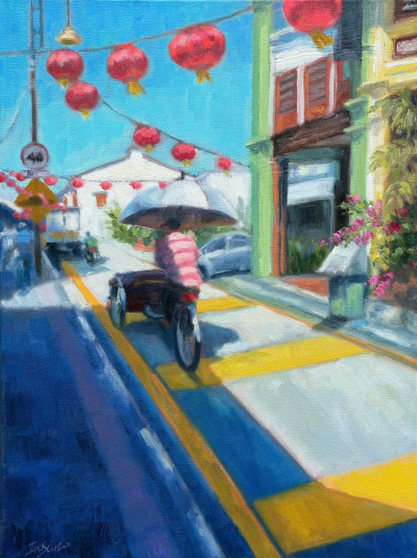 Strolling down George Town, Malaysia