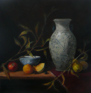 Chinese Vase with Fruit