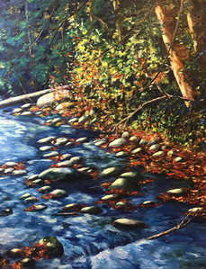 A Rocky Riverbank