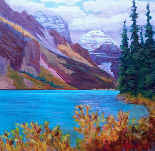 Larch Light at Lake Louise