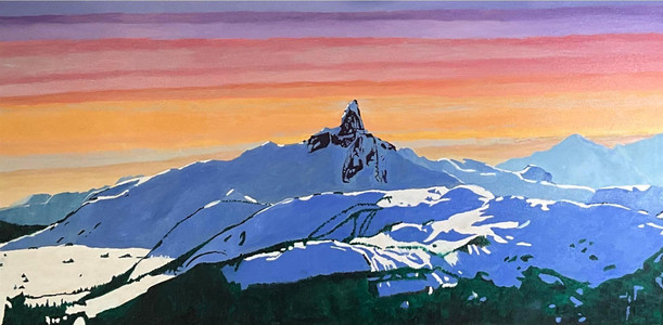 Black Tusk, Whistler at sunset