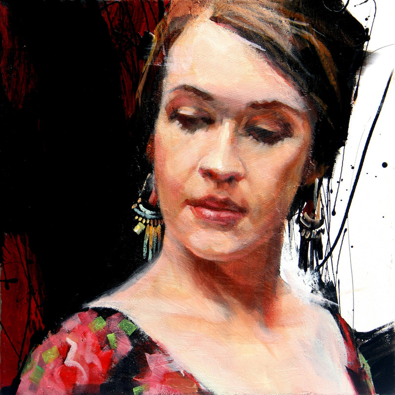 The Girl with Red Dress