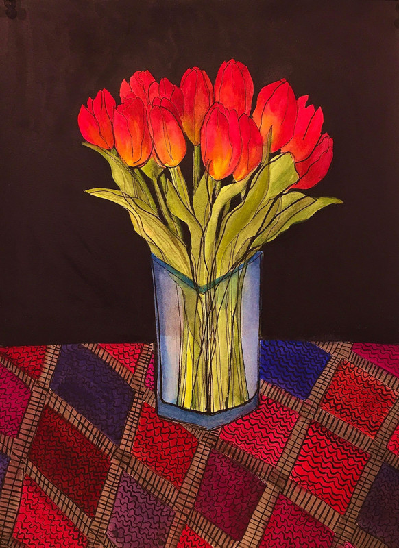 A Whole Bunch of Tulips 