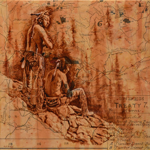 Treaty 7 - Blackfoot Braves on the Rudge