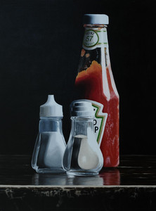 Condiments on a Diner's Table