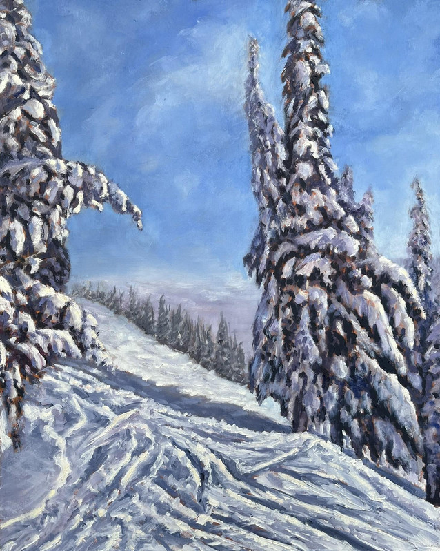 End of the Day -- Powder Face, Mount Washington