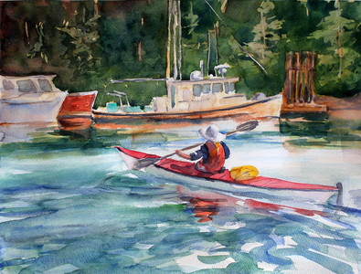 Kayaking in Walter's Cove