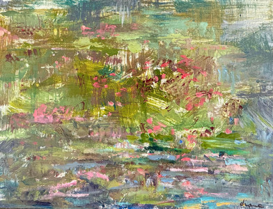 Pink Lilies Lakeside