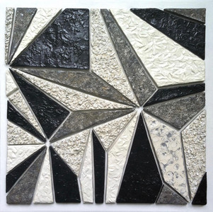 2D Form in 3D Shapes: Faux Mosaic Tile