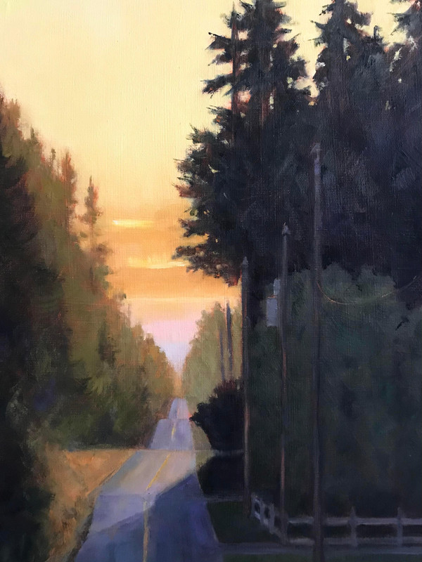 Heading West on Zero Avenue
