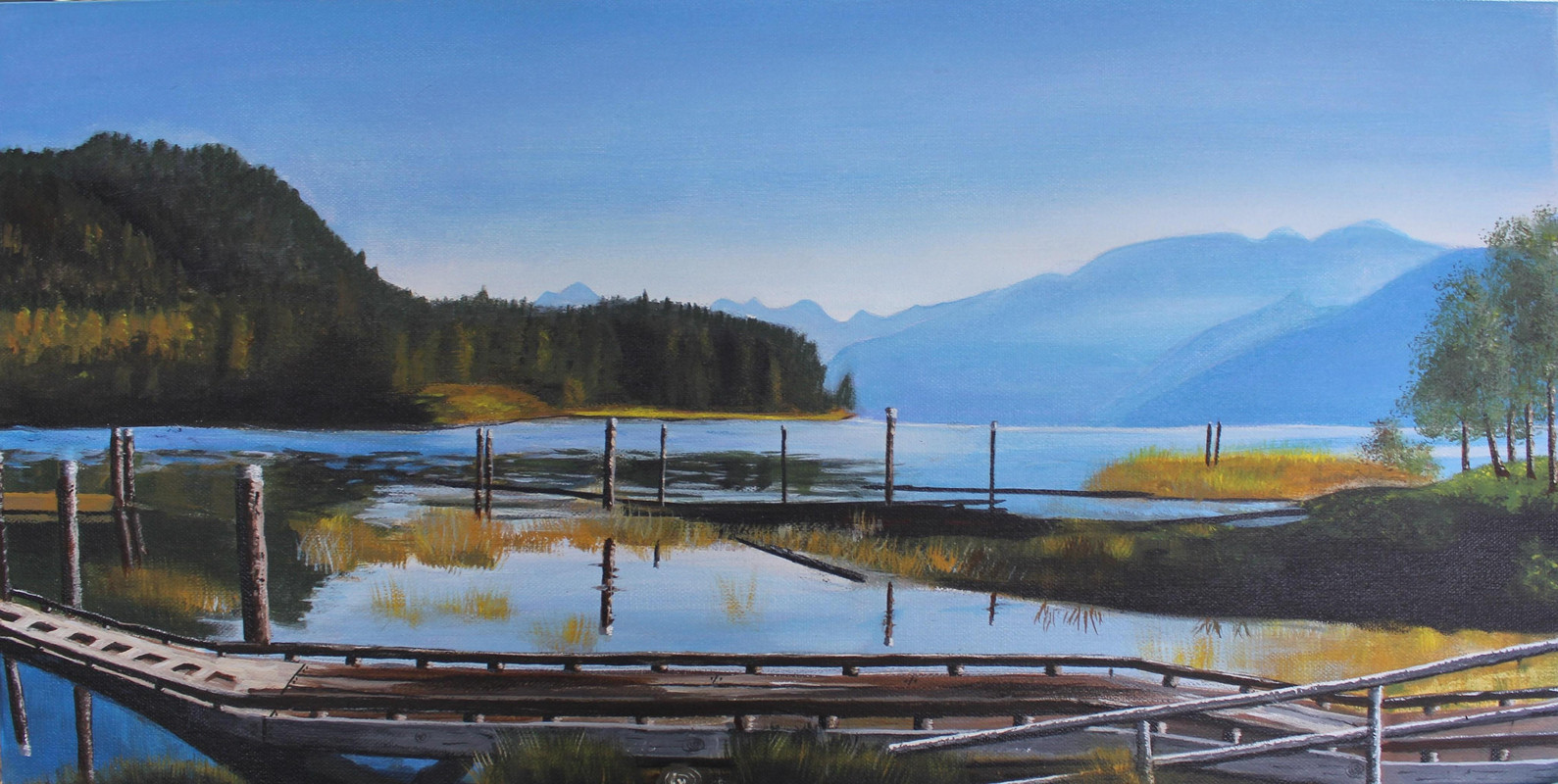 A beautiful Day at Pitt Lake