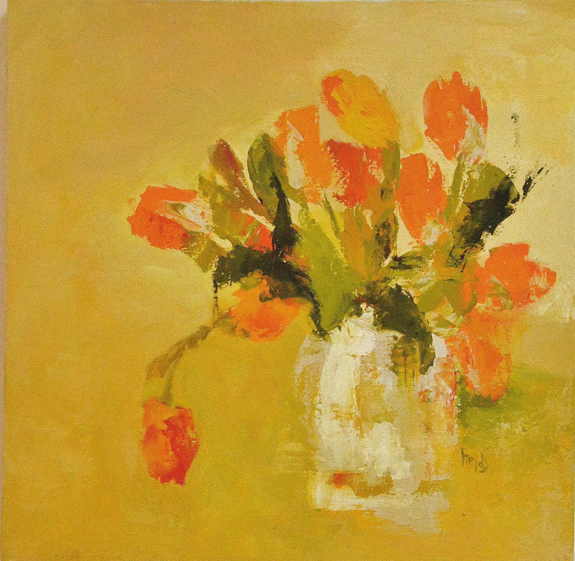 Blooming tulips