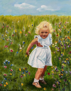 Little Girl in White