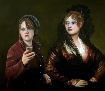 Claire and Doa Isabel de Porcel (after Francisco de Goya)