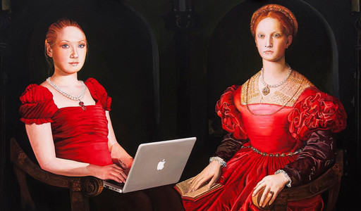 Jessica Ford and Lucrezia Panciatichi (after Agnolo Bronzino)