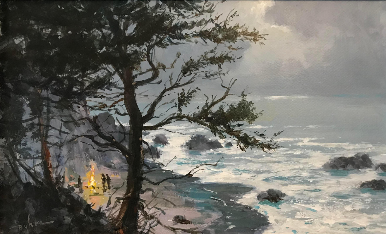 Campfire on the Shore