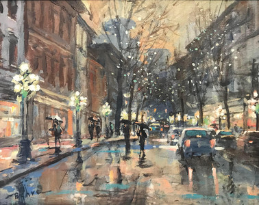 Rainy Evening, Gastown