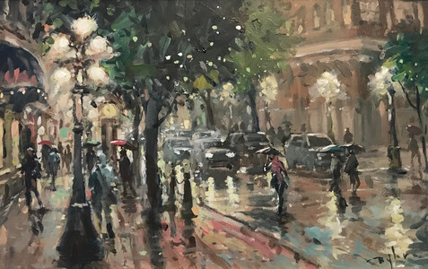 Rainy Night, Water Street