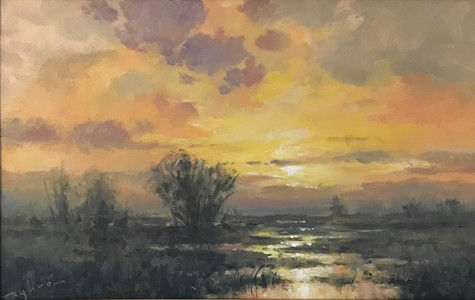 Serpentine Fen Sunset