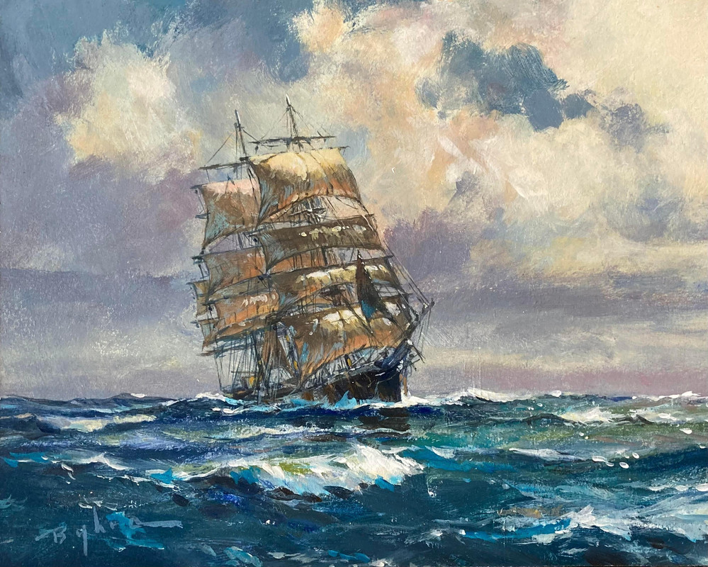Running Before a Following Sea