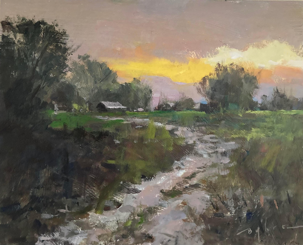 A Farm at Daybreak