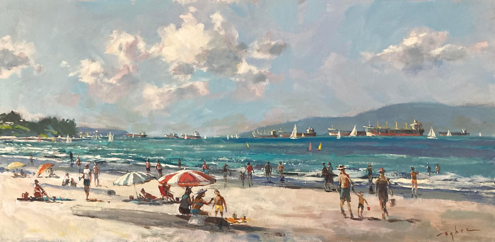 English Bay on a Summer Day