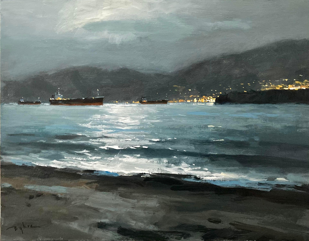 English Bay Moonlight
