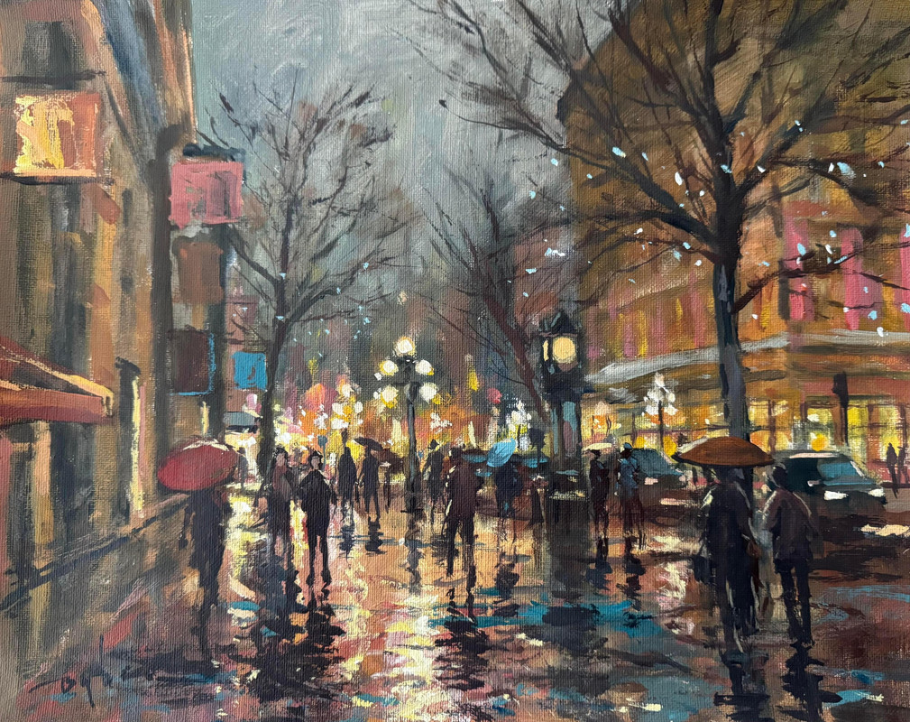 Gastown Near the Steam Clock