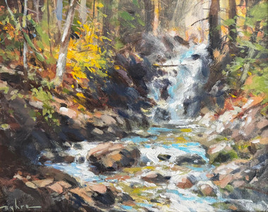 Springtime Waterfall