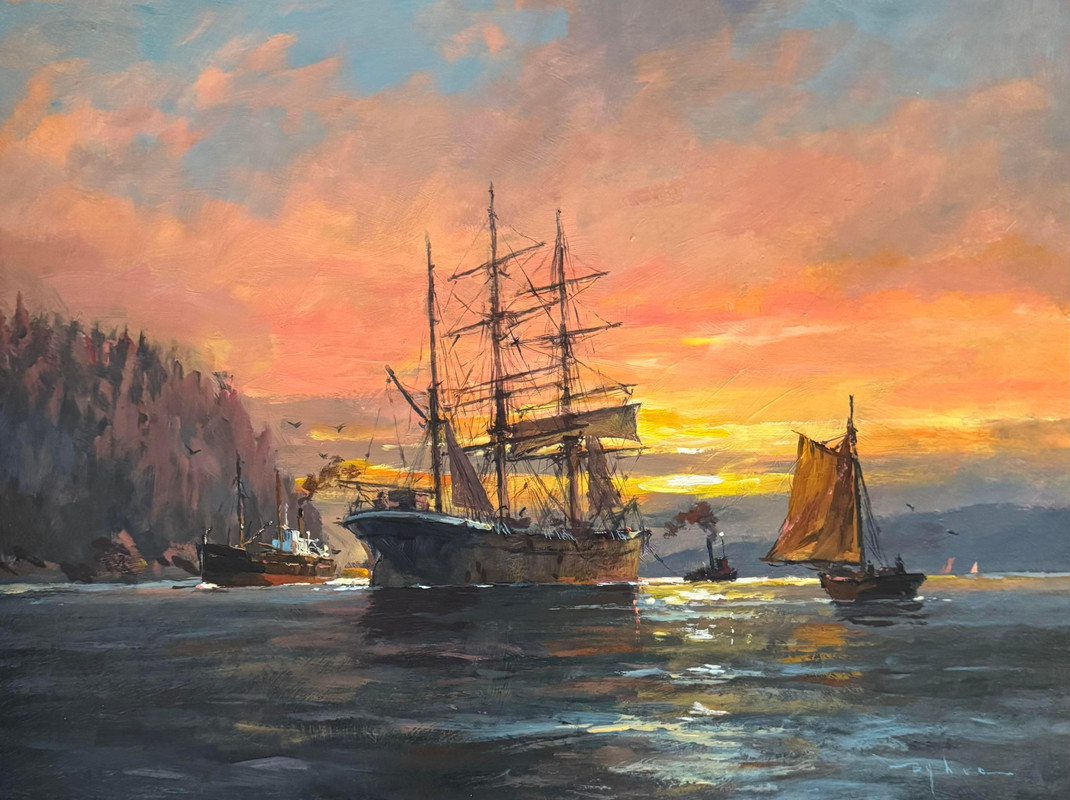 Under Tow Through the First Narrows