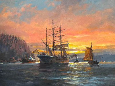Under Tow Through the First Narrows
