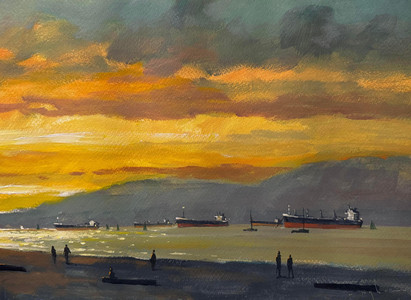 Evening Light, English Bay