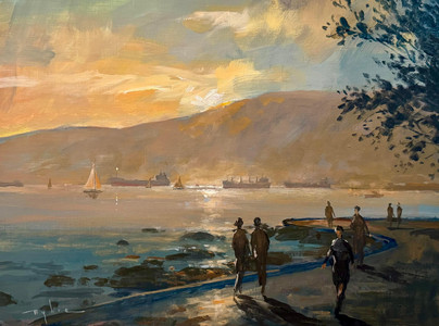 Sundown Over English Bay