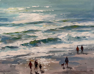 Waves Breaking, Long Beach