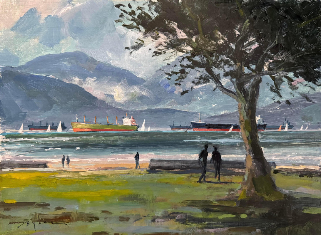 A Spring Day Along English Bay