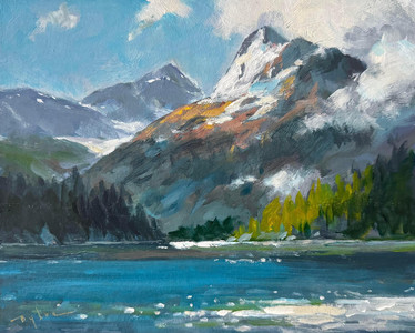 Morning Light Mountain Lake