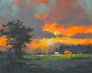 Sunset After a Summer Shower