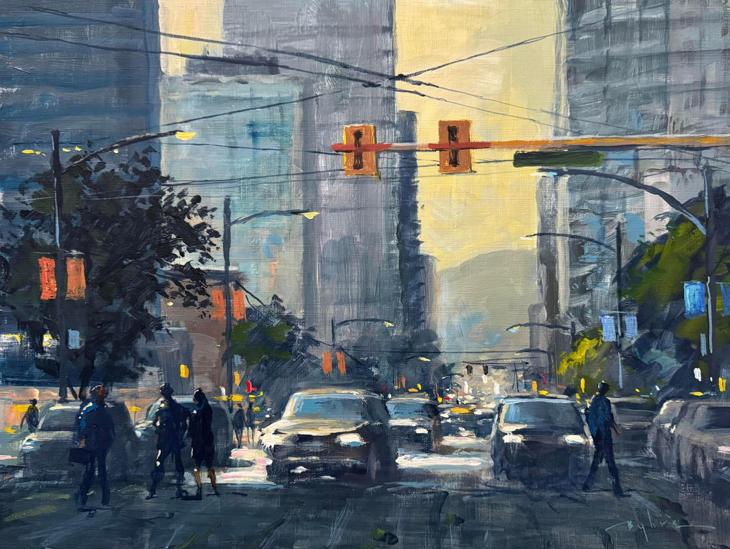 A City Scene, Downtown Vancouver