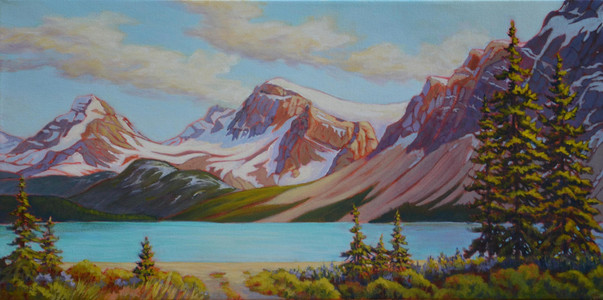 Bow Lake Sunshine