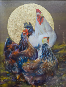 Rembrandtesque Chickens