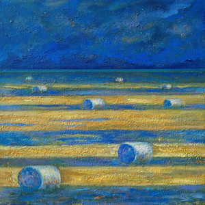 Blue on Yellow