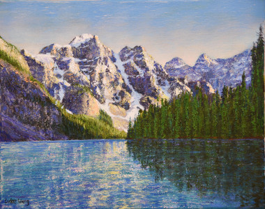 Sunny Moraine Lake