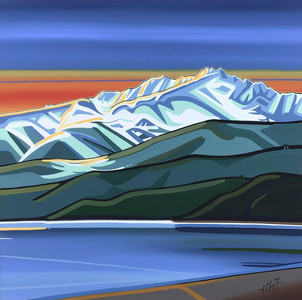 Treston Mountain Over Kalum Lake