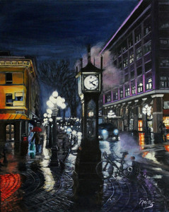 Rainy Night in Gastown