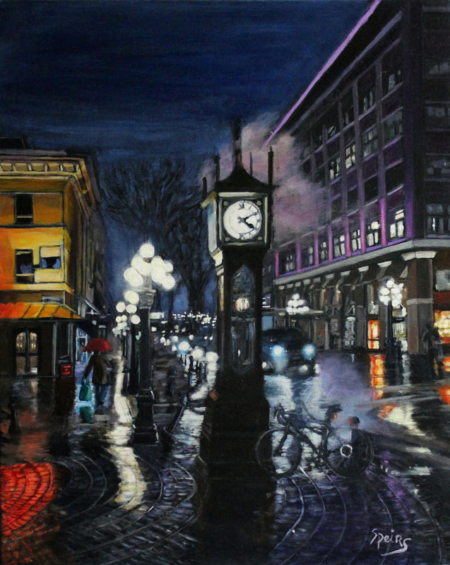 Rainy Night in Gastown