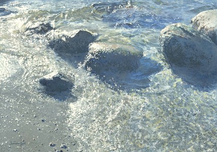 Rocks in Water, Cates Park