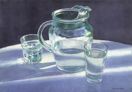 Still Life with Glass Jug